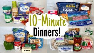 10 MINUTE MEALS | 5 Quick & TASTY Dinner Ideas! | Best Home Cooked Recipes Made EASY | Julia Pacheco