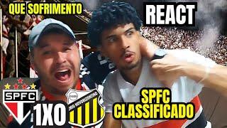 REACT SÃO PAULO 1 X 0 NOVORIZONTINO NO SOFRIMENTO CLASSIFICAMOS - PAULISTA 2025