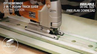 2 in 1 Jigsaw Track Guide & Cutting station