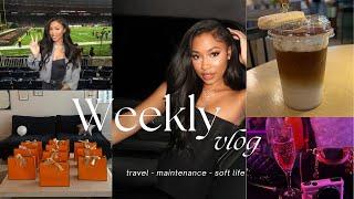 WEEKLY VLOG | NFL PLAYOFFS, LV HAUL, BEAUTY MAINTENANCE, GIRLS TRIP