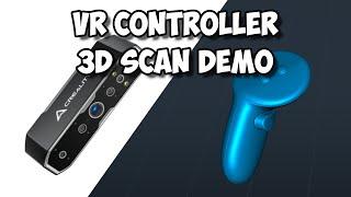 Quest 3 VR Controller 3D Scan: Creality CR Scan Otter Demo