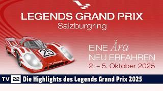 MOTOR TV22: Darum darfst Du den Legends Grand Prix am Salzburgring 2025 nicht verpassen!