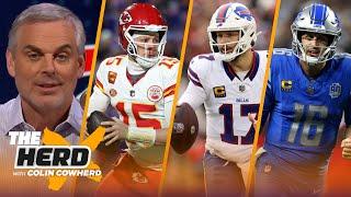 Vulnerable Chiefs advance vs Josh Allen-reliant Bills, Lions not a Cinderella team? | NFL | THE HERD