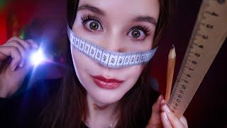 ASMR Measuring you ИЗМЕРЮ ТЕБЯ СНИМУ МЕРКИ неразборчивый шепот Mouth sounds