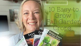 10 EASY TO GROW FALL VEGETABLES|GEORGIA ZONE 7B-8A