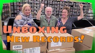 Fun Unboxing - Brand New Vinyl Records For The Record Store