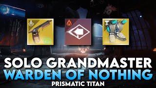 Solo Grandmaster Warden of Nothing with Peregrine Greaves