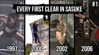 Every First Clear in SASUKE Ninja Warrior Part 1 |  Tournaments 1 - 17