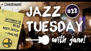 Tuesday Jazz at Beer Ditch #22 October 13, 2020 feat  John Nilsson