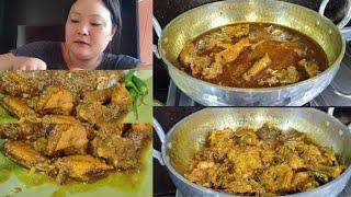 Samdik ba Karai gitalo Do'o localko songe cha'a#Do'o local mechi songa#Local chicken curry#Mukbang