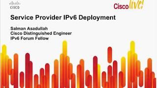 Live Webcast Archive: Service Provider IPv6 Deployment