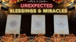 WHAT UNEXPECTED MIRACLES THE UNIVERSE HAS BEEN HELPING YOU MANIFEST| Pick A Card #manifestation