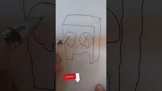 spongebob doodle  style drawing speed art