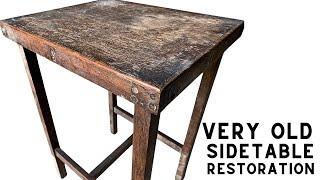 I Restore This Very Old Side Table