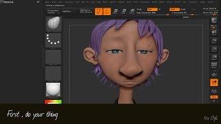 Zbrush tutorial - record timelapse in Zbrush