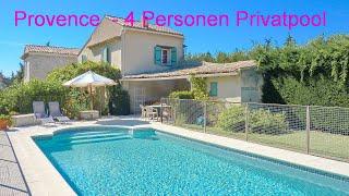 Ferienhaus Südfrankreich mit Pool für 4 Personen nahe Carpentras. PRV025