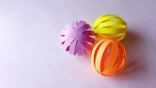 How to make: A Beautiful Paper Ball | Dinesh Arts