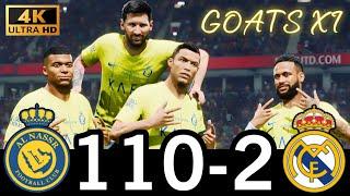 FC 24- MESSI RONALDO NEYMAR & MBAPPE | ALL STARS | AL NASSR 100-1 PSG #fc25