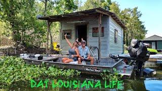 Our Off-Grid Camp / Houseboat Life !!