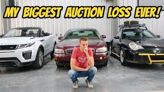 How I lost $26,632 selling 3 cars in an online no reserve auction (I'm an idiot)