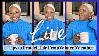 Coffee with Angel | Protect Your Gray Hair During the Dry Winter Months | Angel Cornelius