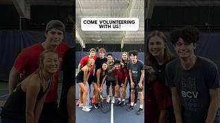 Inside VAV Volunteering w/ Northeastern Tennis