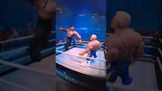 Roman Reigns Superman Punches Cody Rhodes! WWE Action Figure Diorama