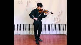 Luke Jeffers performing Mendelssohn Violin Concerto in E Minor, Movement 1