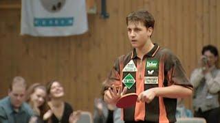 Timo Boll at age 18 (German league match)