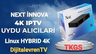 Next İnnova Linux Hybrid 4K Uydu Alıcı Kutu Açılışı Menü İnceleme