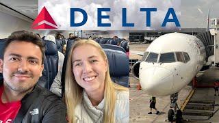 Como es volar con Delta Airlines COMFORT + en Boeing 757? Miami - Quito