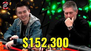 The SICKEST River EVER On Bally Live Poker!! HUGE POT