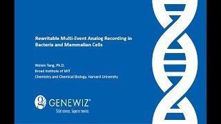 Rewritable Multi-Event Analog Recording in Bacteria and Mammalian Cells