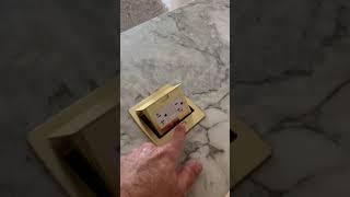 Kitchen Countertop Pop Up GFI Outlet Demo
