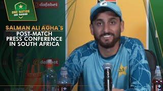 Player of the Match Salman Ali Agha's post-match press conference in South Africa | PCB | MA2A