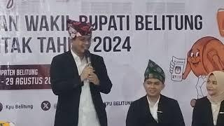 EDISI KHUSUS LIPUTAN PEMILU, Pendaftaran Calon Bupati & wakil Bupati Belitung 2024-2029#belitung#kpu