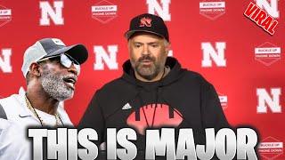 Nebraska Matt Rhule Is Turning Heads After Saying THIS About Coach Prime Colorado Buffaloes‼️