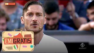 Emigratis - Totti e De Rossi vs Pio e Amedeo alla partita di Calciotennis