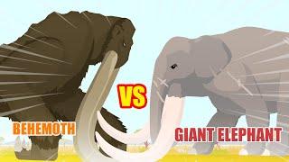 Giant Elephant vs Titanus Behemoth | Kaiju Animation
