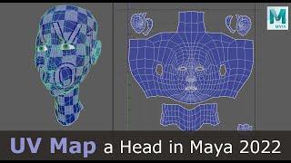 How to UV Map a Head in Maya 2022