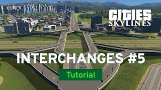 Diverging Diamond Interchange with Czardus | Tutorial | Cities: Skylines