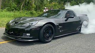 CHEVROLET CORVETTE C6 BRUTAL BURNOUT "BEST CRAZY COMPILATION"