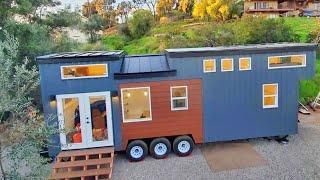 Stunning Beautiful The 30’ Modern Tiny W/ Land To Rent | Living Design Tiny House