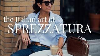 the italian art of sprezzatura aka: an outfit with sauce