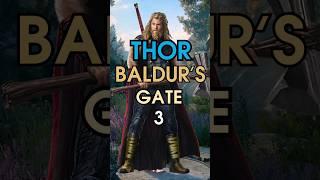 how to make THOR in Baldur's Gate 3 - Fighter/Cleric Build #shorts #baldursgate3 #bg3