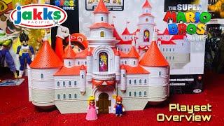 JAKKS Pacific The Super Mario Bros Movie Mushroom Kingdom Castle Playset Overview Unboxing!