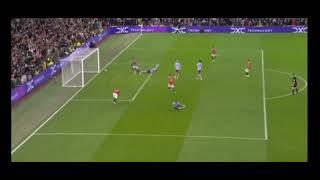 gol de marcus rashford para empatar el marcador vs aston villa