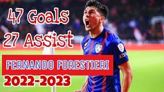 SEMUA 47 GOL DAN 27 BANTUAN JARINGAN FERNANDO FORESTIERI JDT FC MUSIM 2022 & 2023 | SEMUA KEJOHANAN