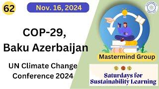 UN Climate Change Conference Baku - COP 29