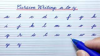 Cursive writing a to z | Cursive letters abcd |small letters abcd |Cursive handwriting practice abcd